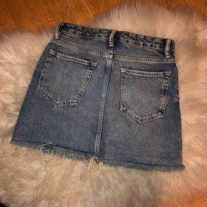 all saints betty studded skirt